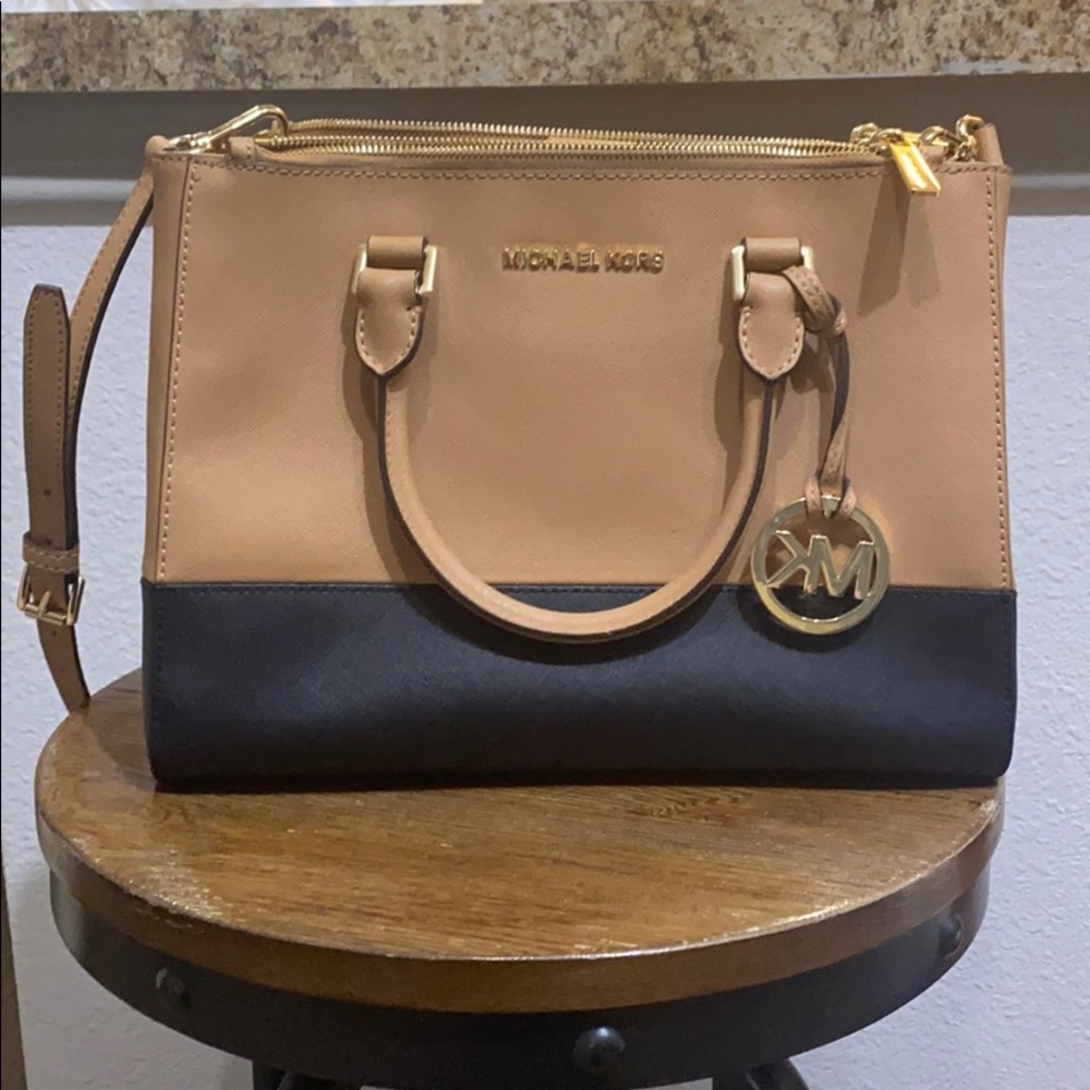 Michael Kors Colorblocked Satchel